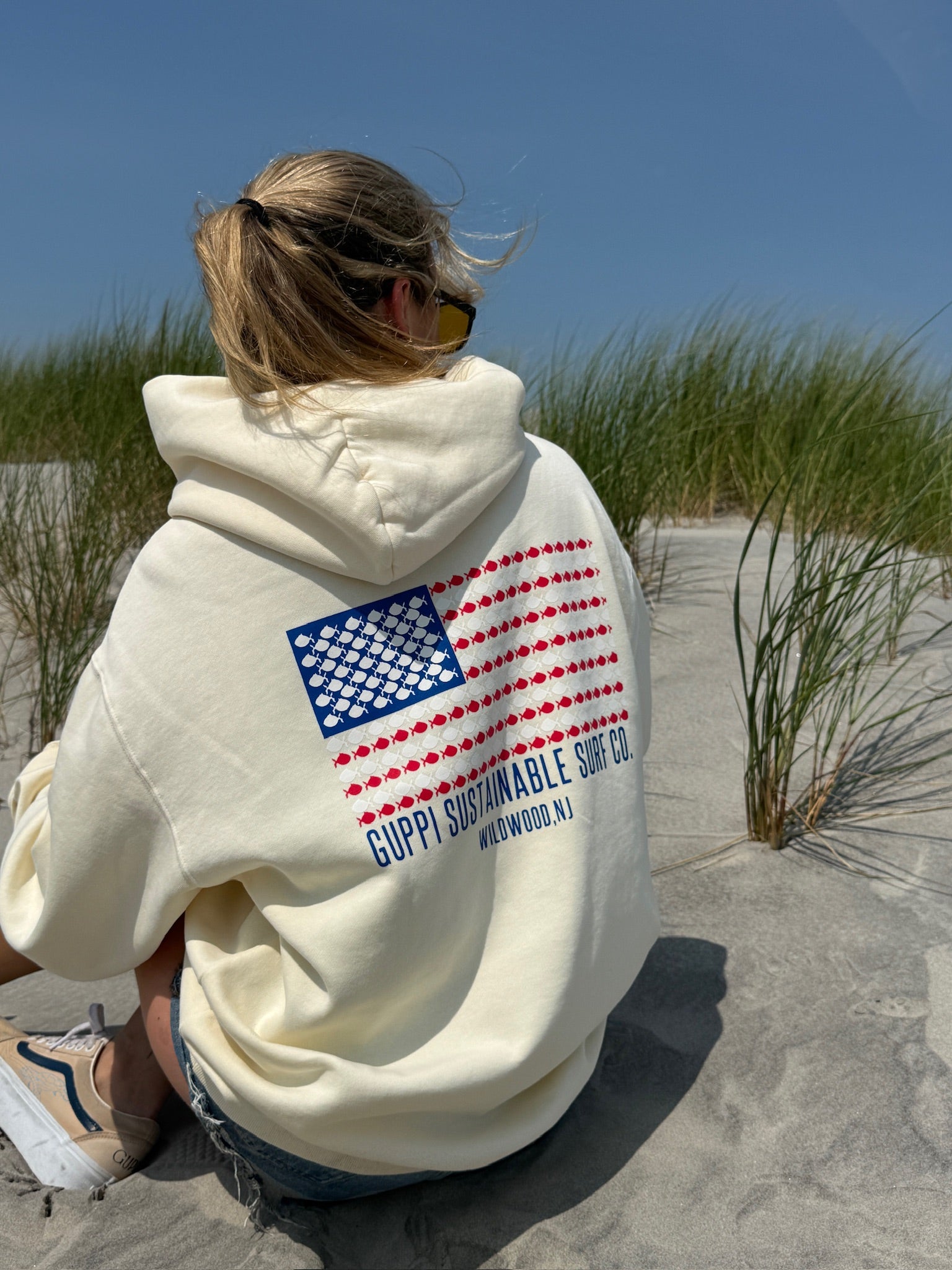 Red, White, & Guppi Hoodie