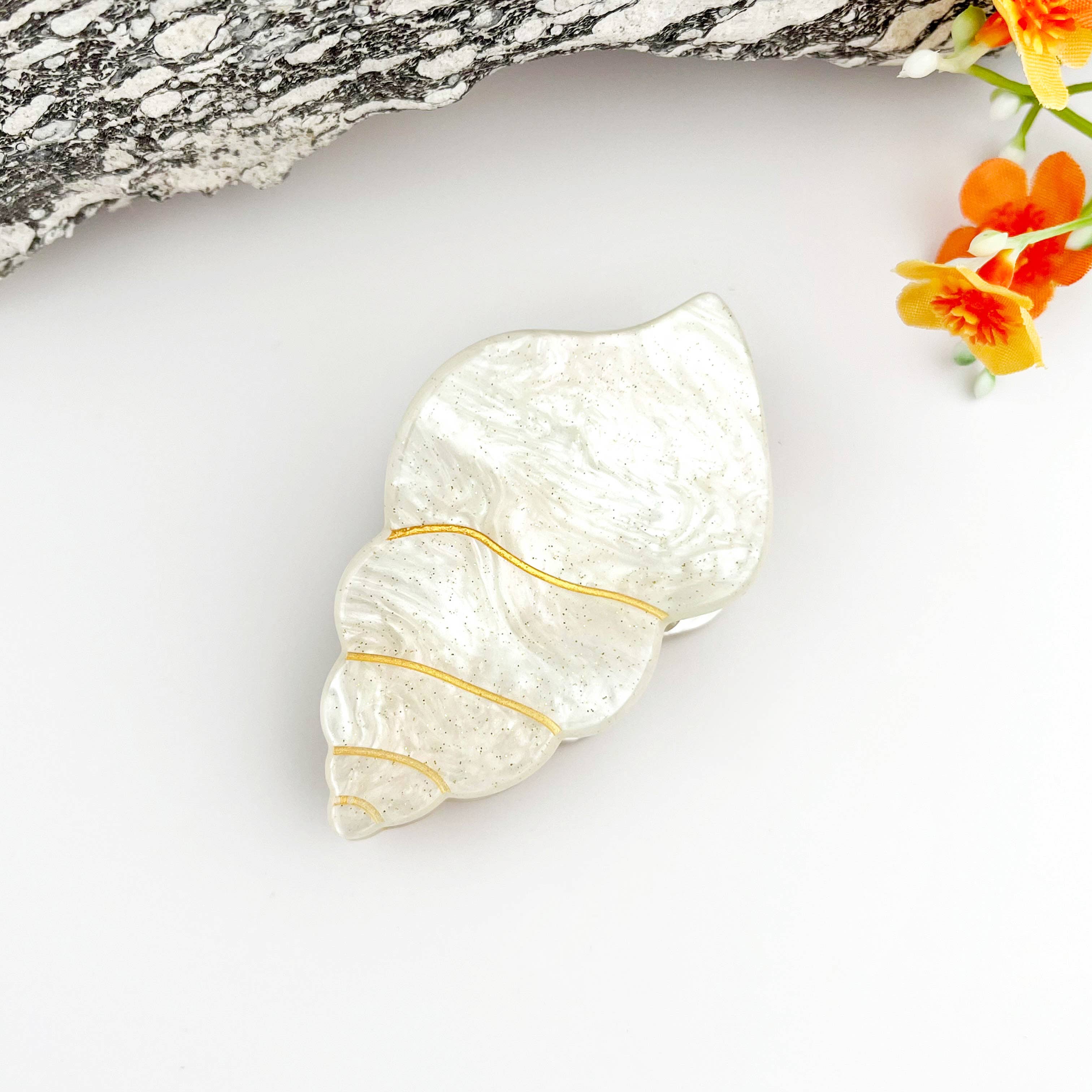 Fantasy Seashell Hair Claw Clip