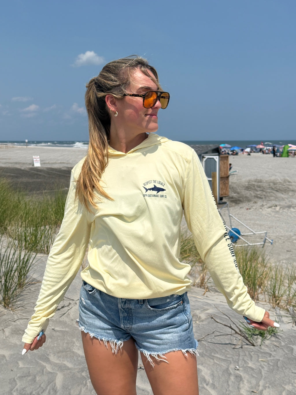 SPF 50+ Recycled Respect the Locals Hoodie