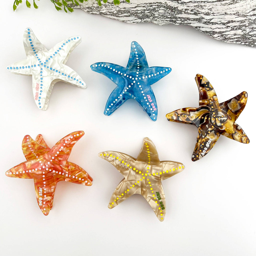 Starfish Hair Claw Clip