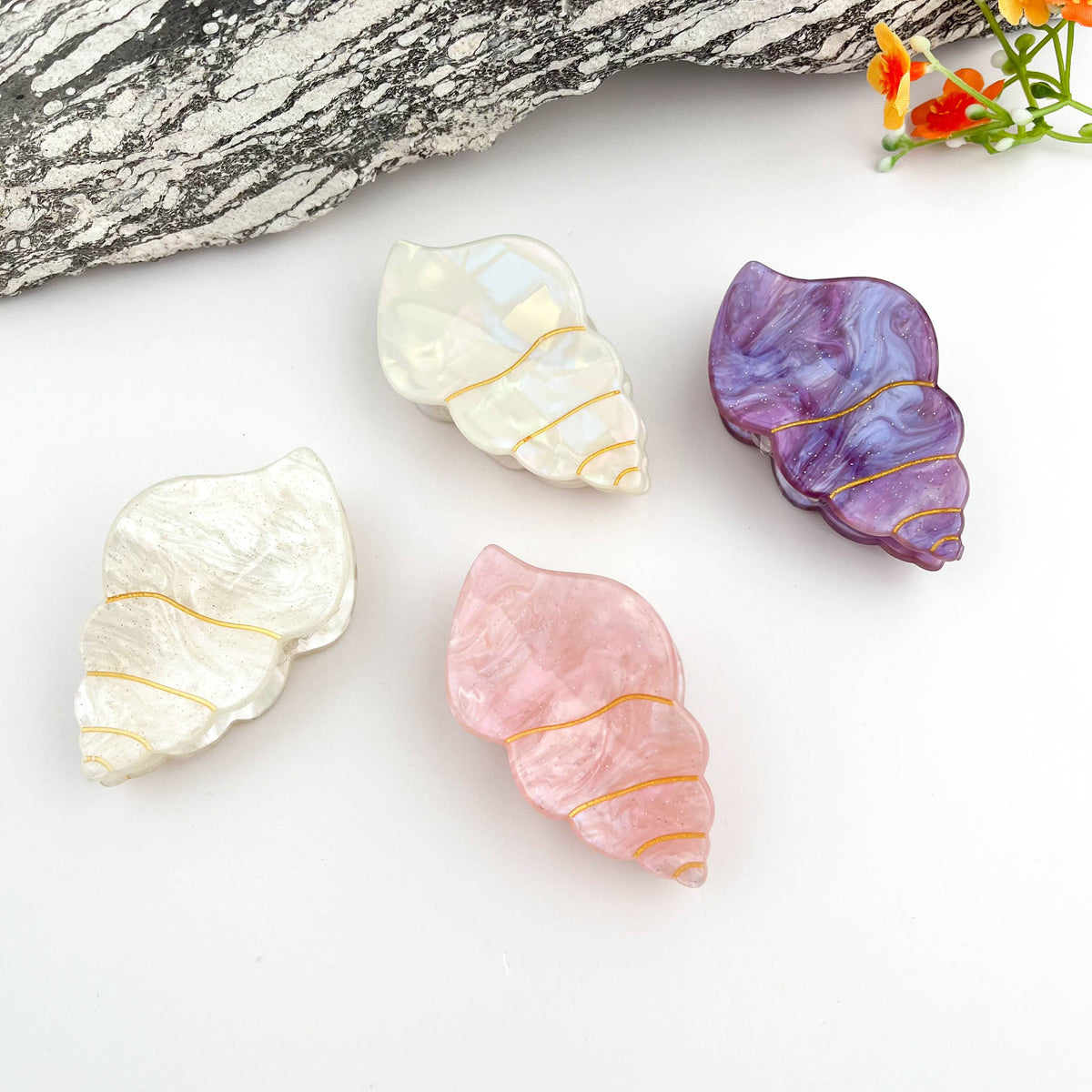 Fantasy Seashell Hair Claw Clip