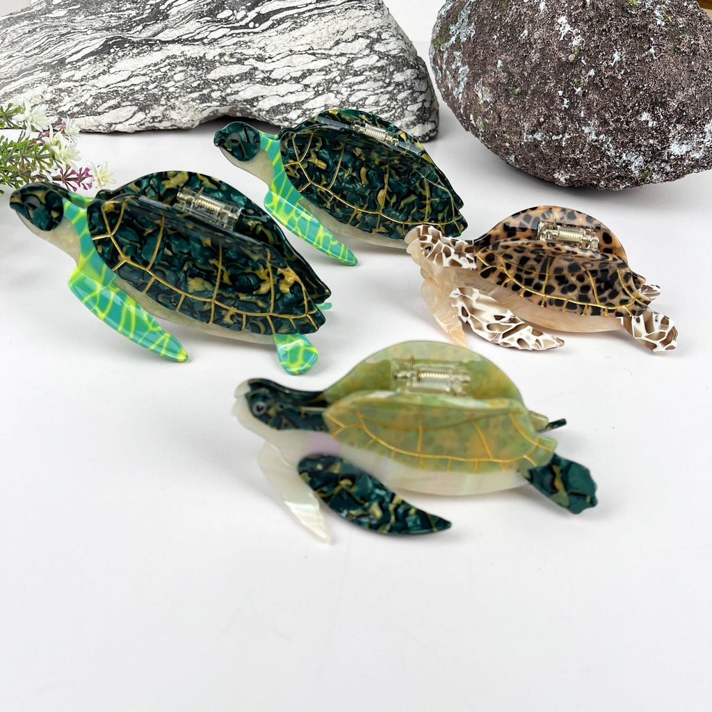 Ocean Turtle Hair Claw Clip
