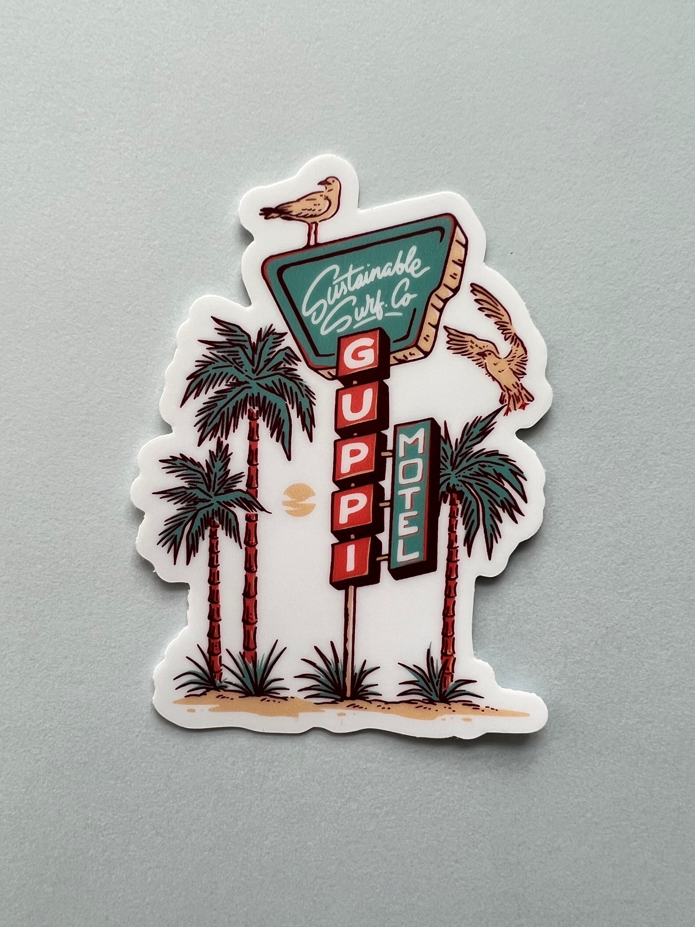 Retro Motel Sticker image 0