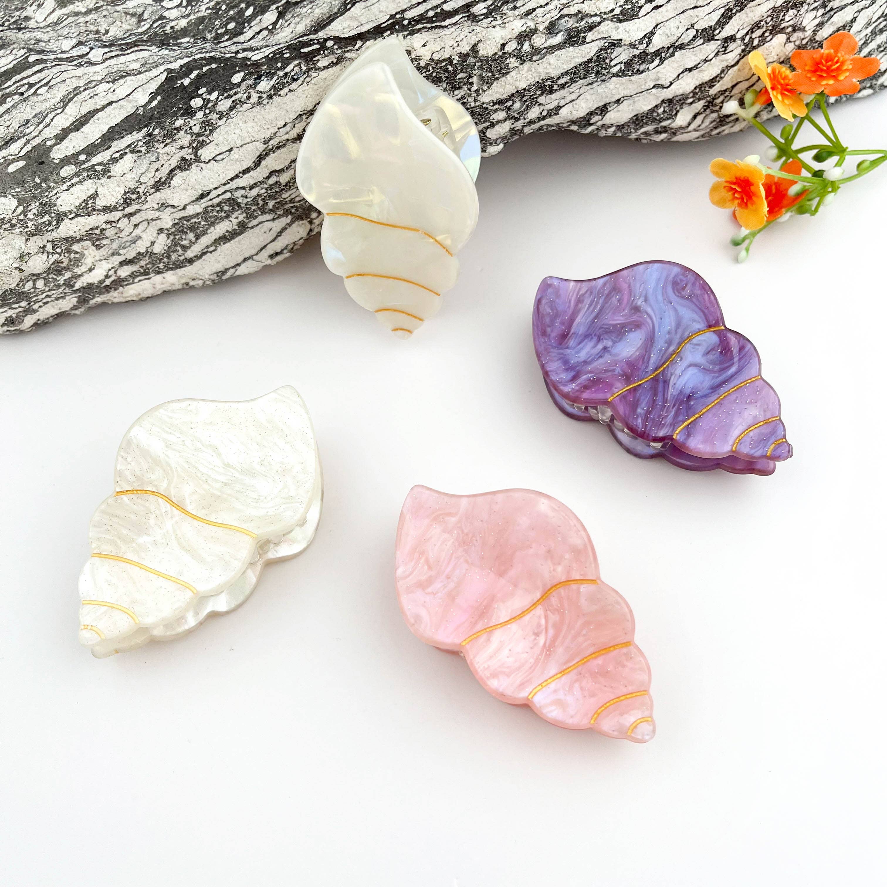 Fantasy Seashell Hair Claw Clip