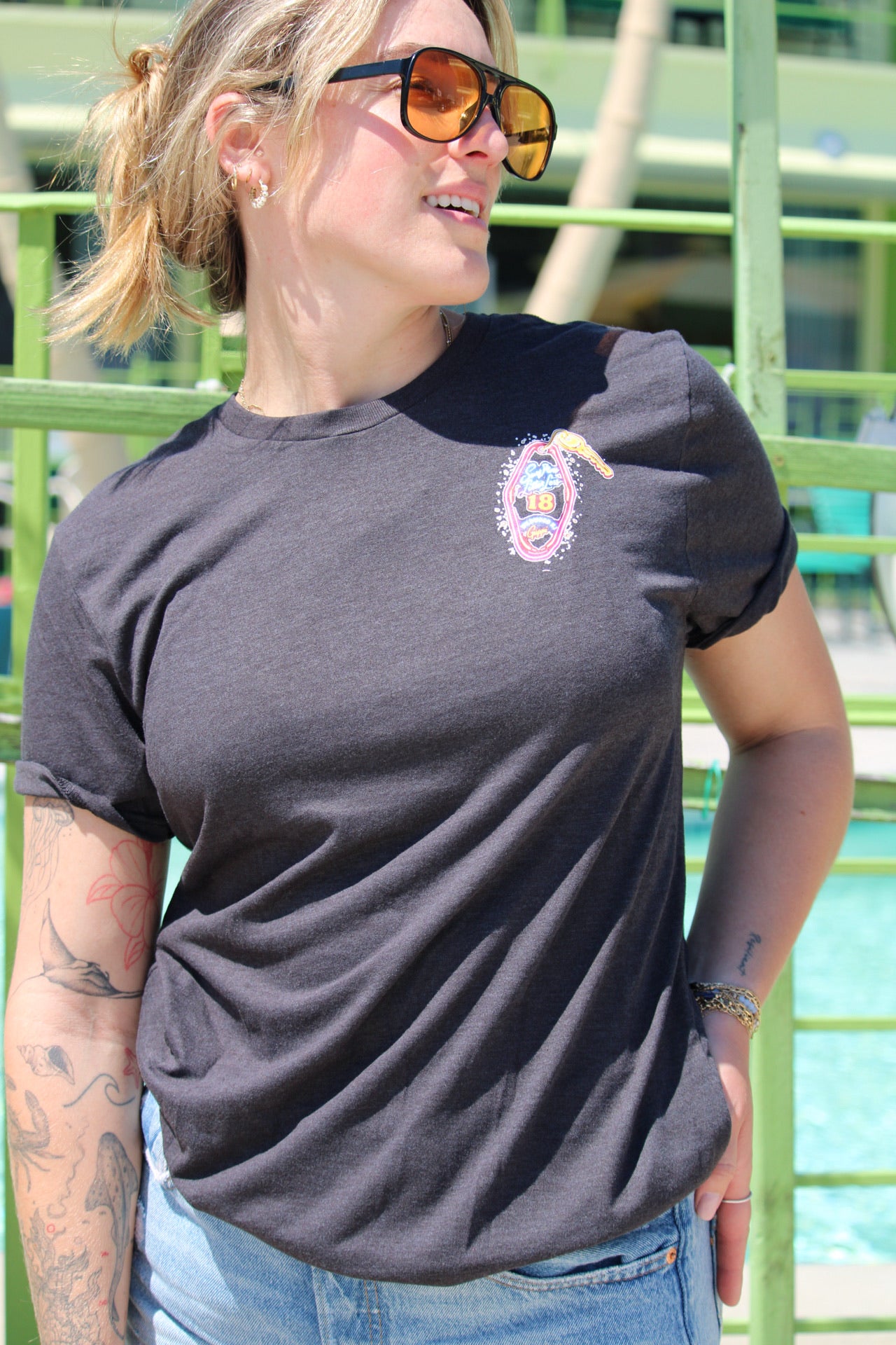 Neon Night Motel Tee