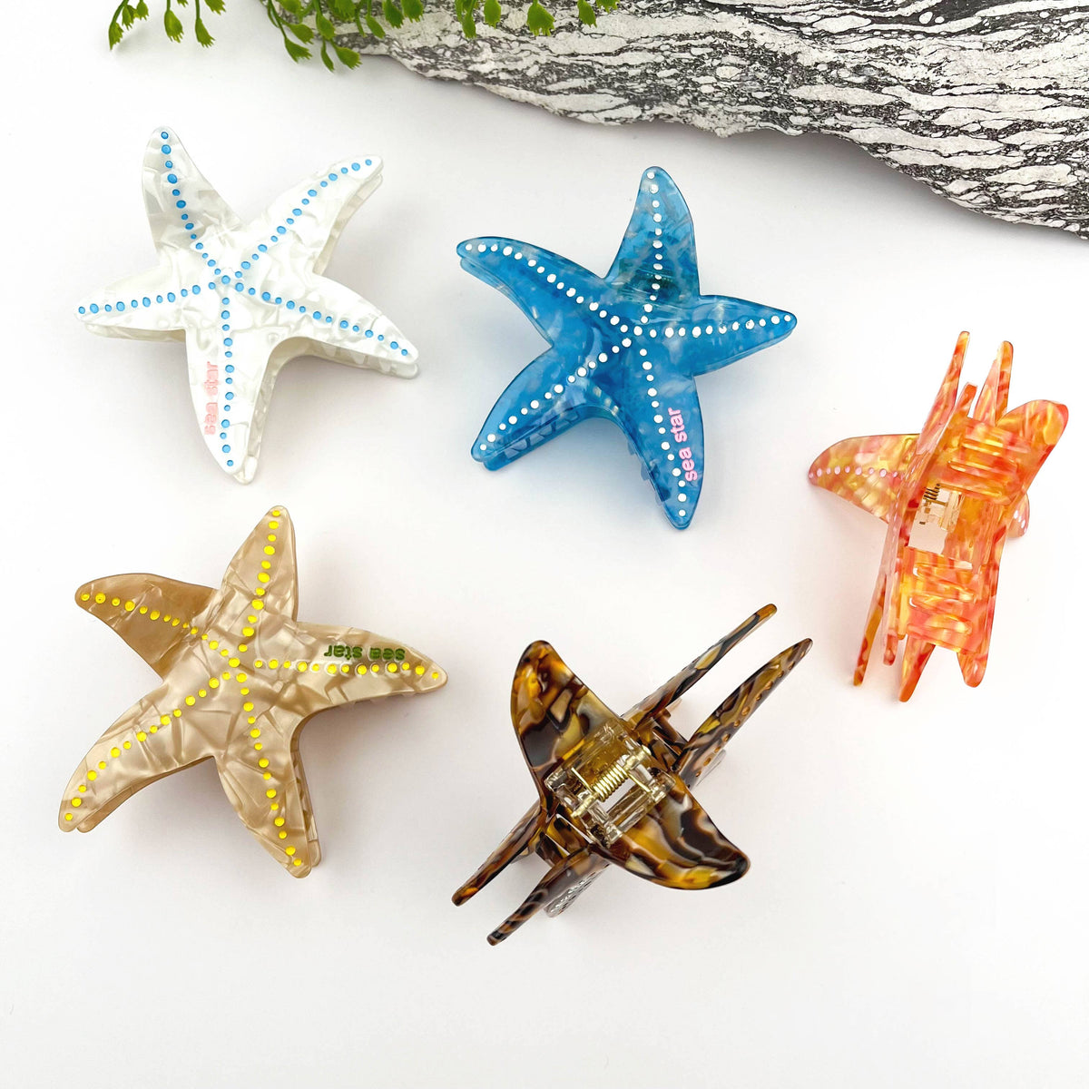 Starfish Hair Claw Clip