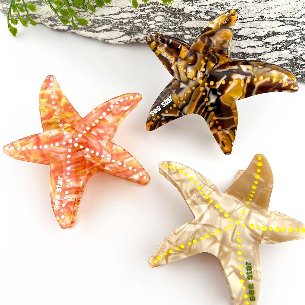 Starfish Hair Claw Clip