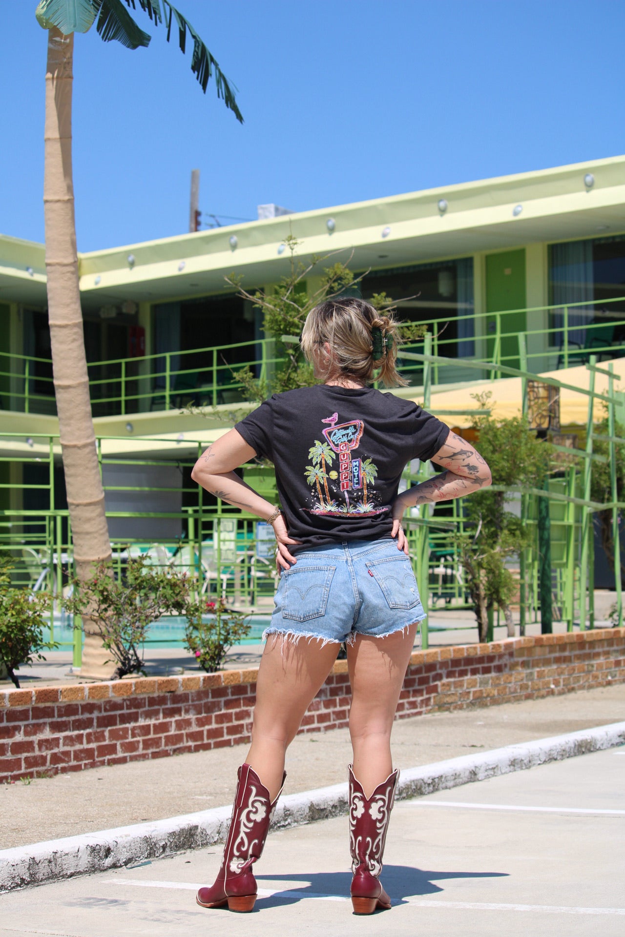 Neon Night Motel Tee