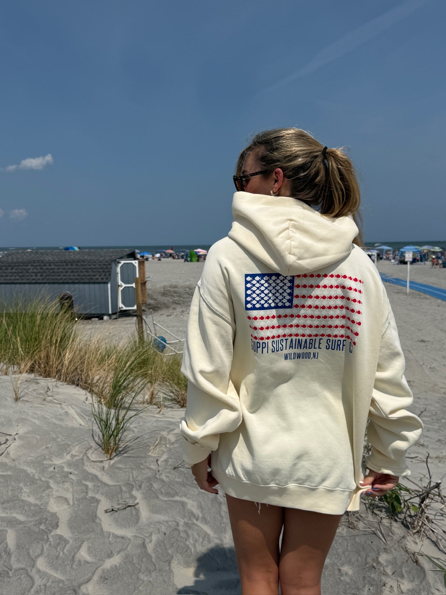 Red, White, & Guppi Hoodie