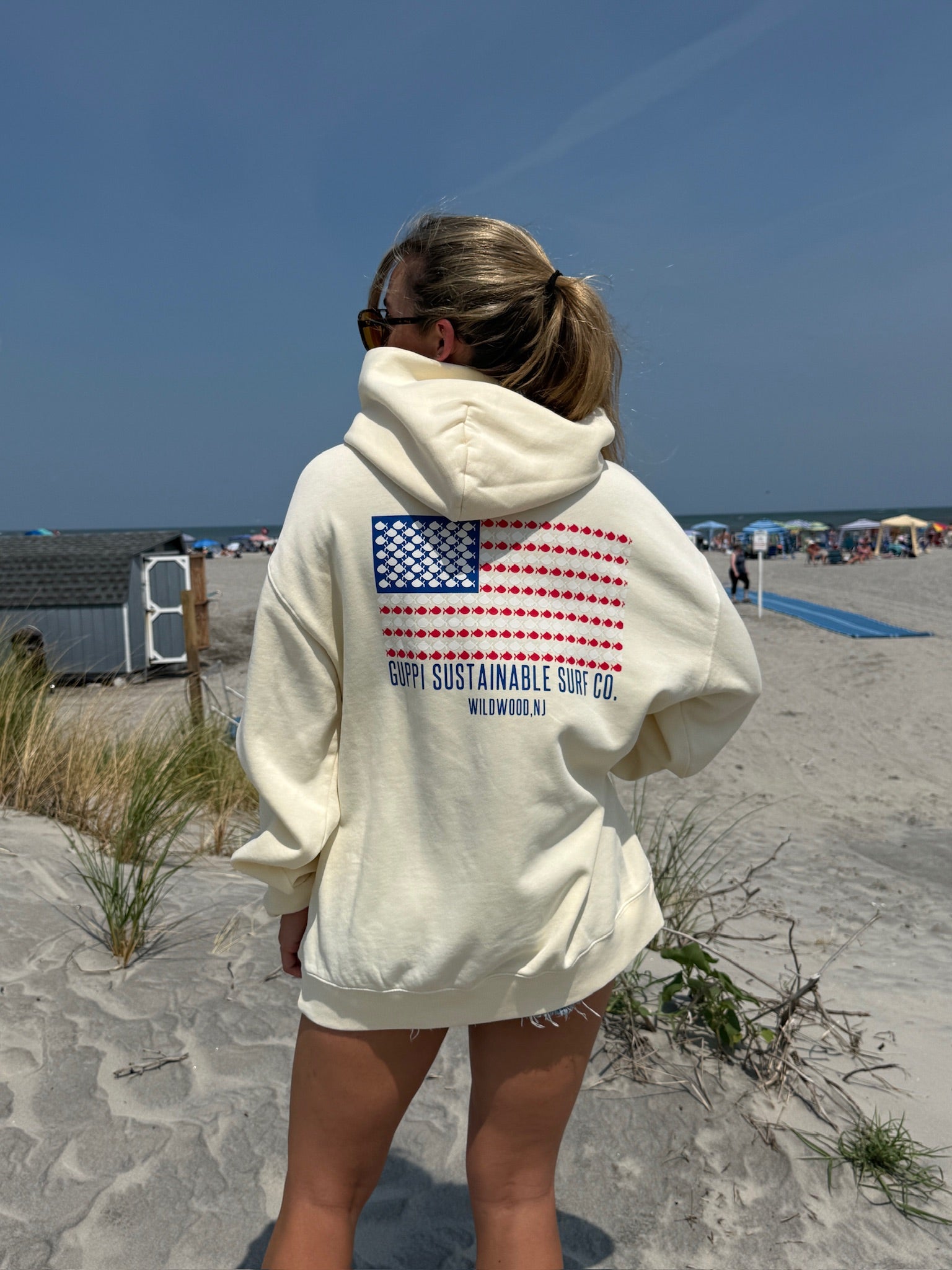 Red, White, & Guppi Hoodie