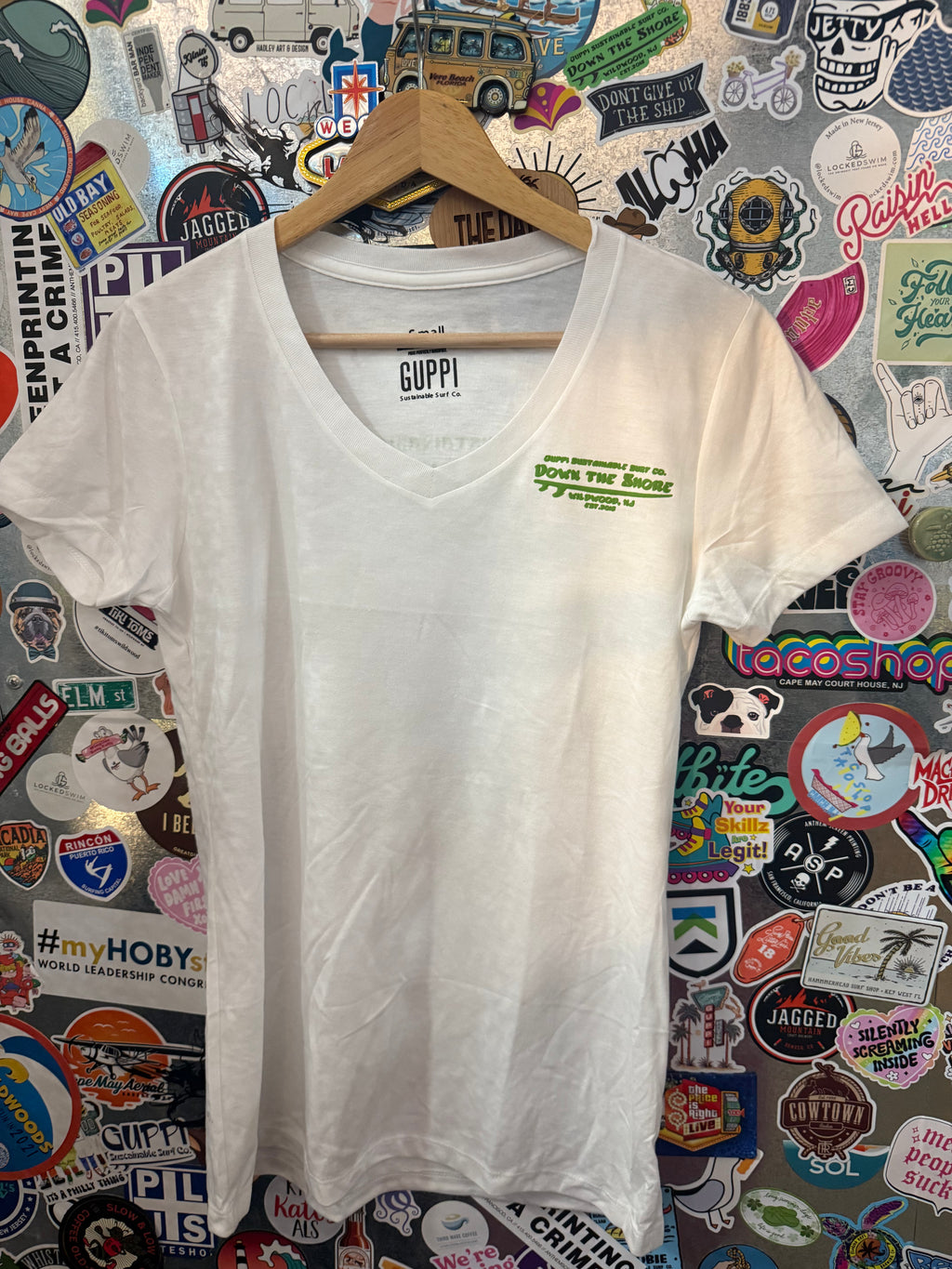 Down The Shore Women's V-Neck Tee