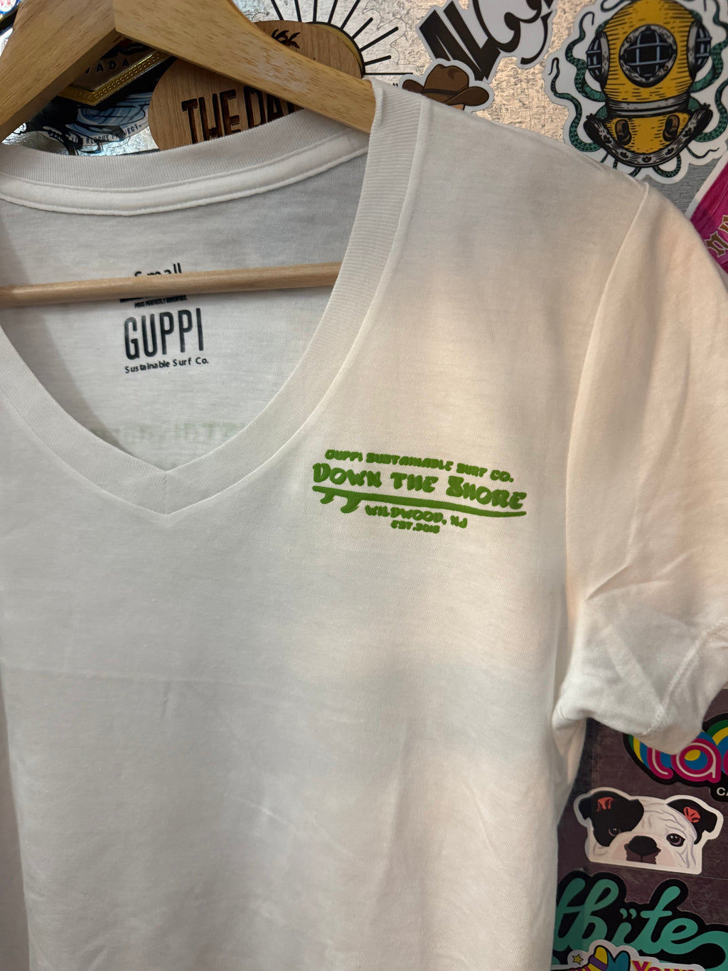 Down The Shore Women's V-Neck Tee