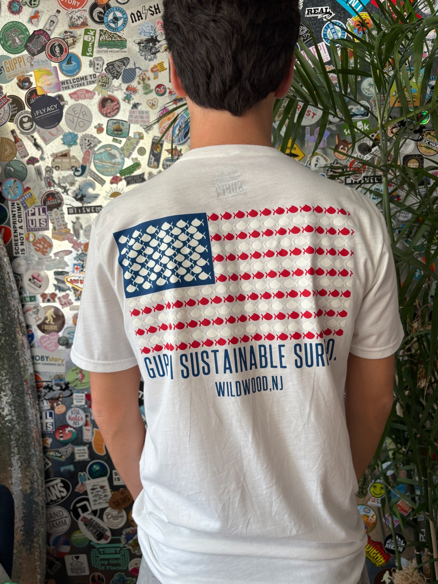 Red, White, & Guppi T-Shirt