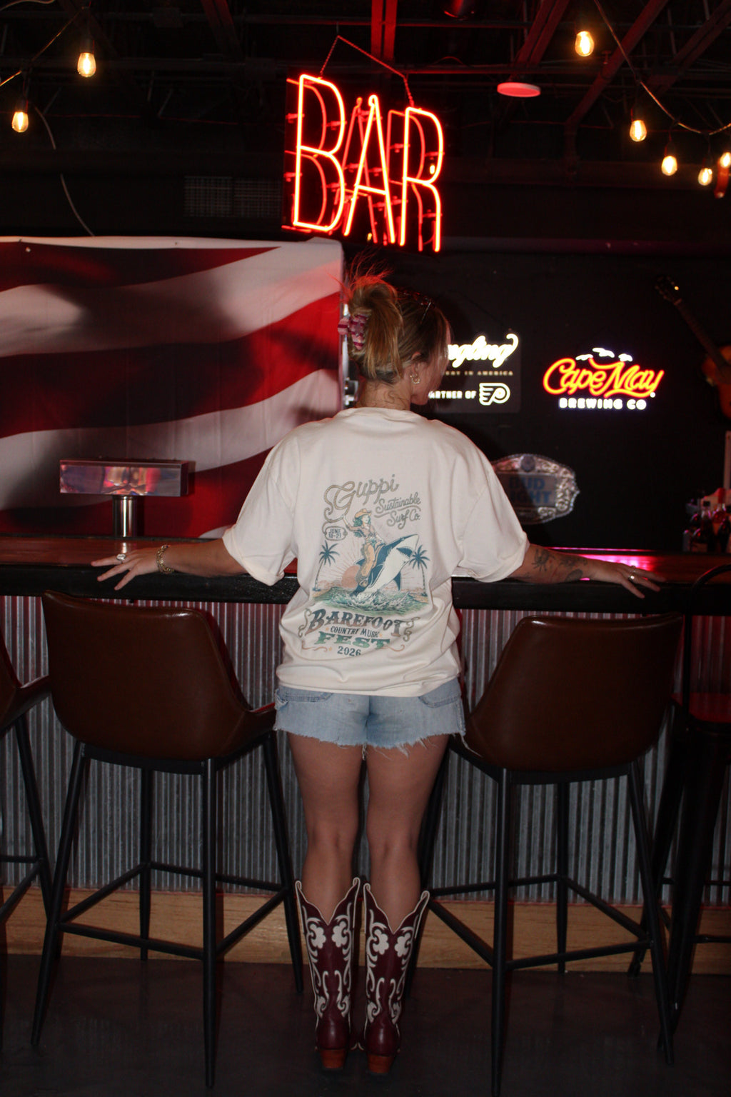 Guppi x BCMF Retro Rodeo Festival Tee