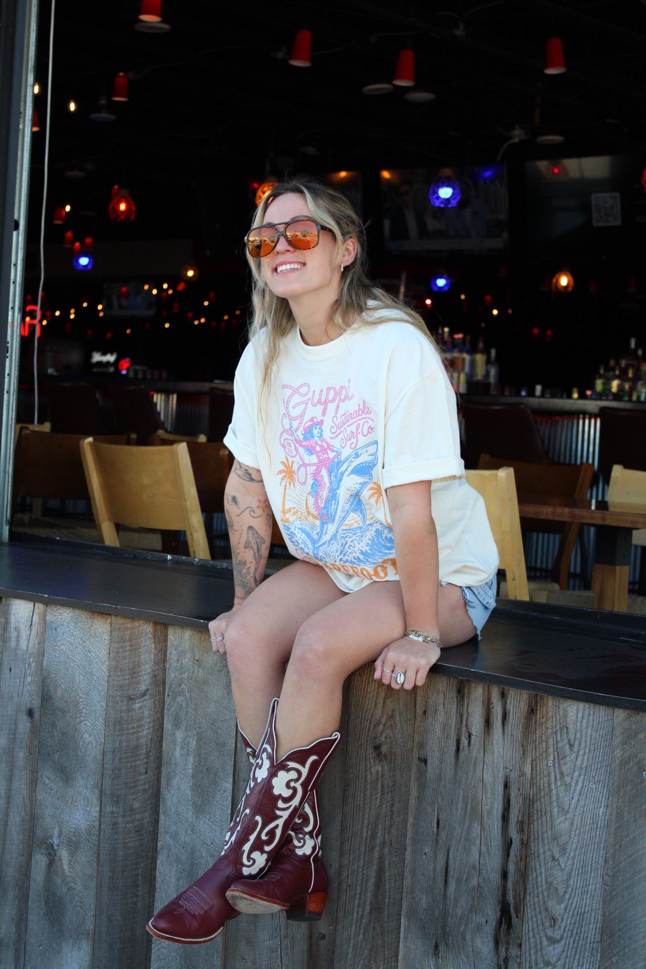 Guppi x BCMF Neon Rodeo Festival Tee