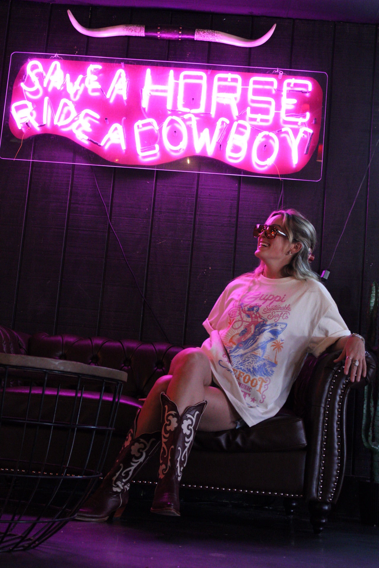 Guppi x BCMF Neon Rodeo Festival Tee