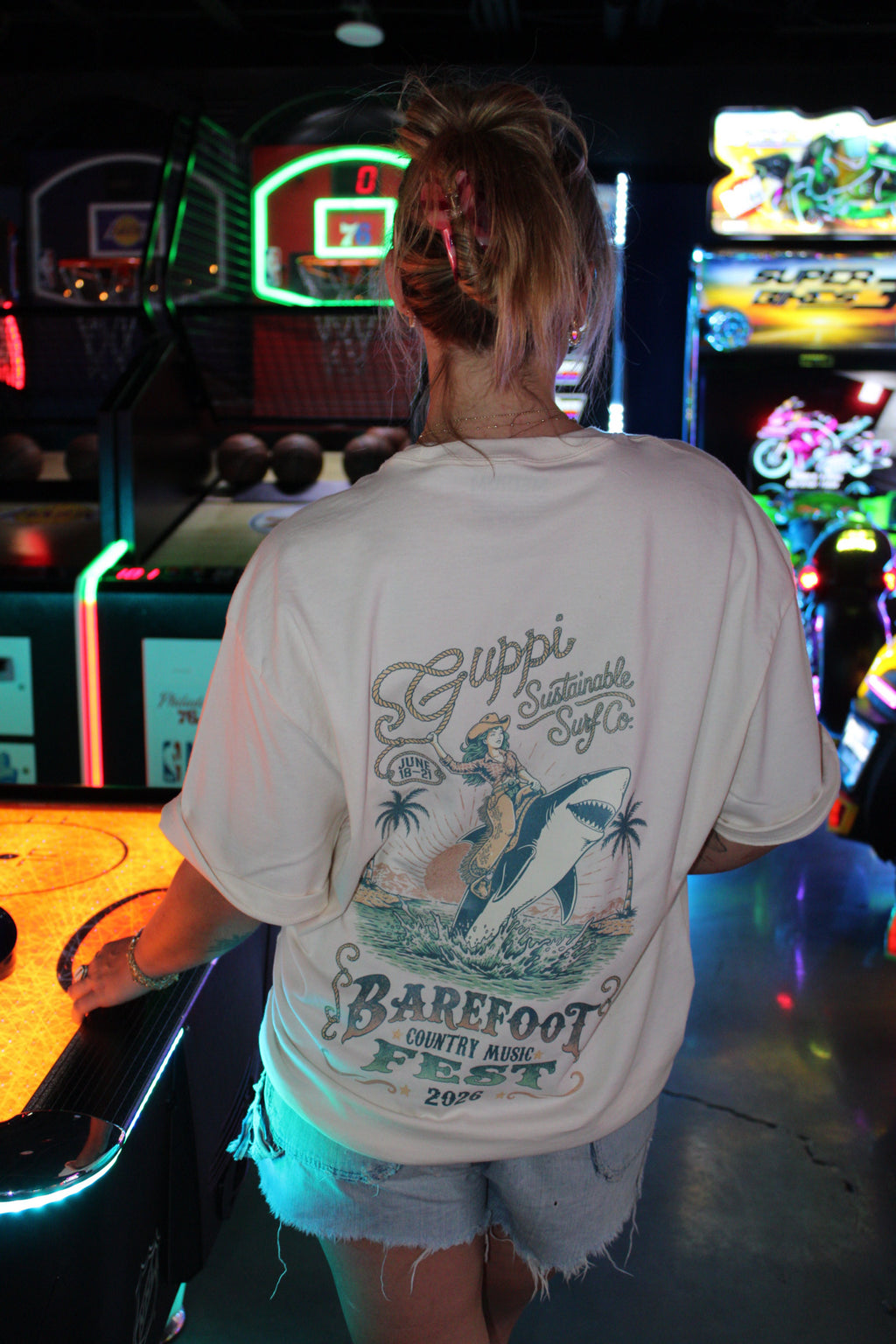 Guppi x BCMF Retro Rodeo Festival Tee