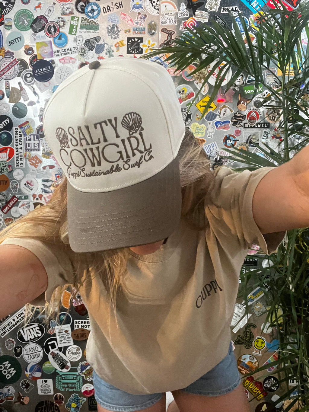 Salty Cowgirl Two Tone Hat