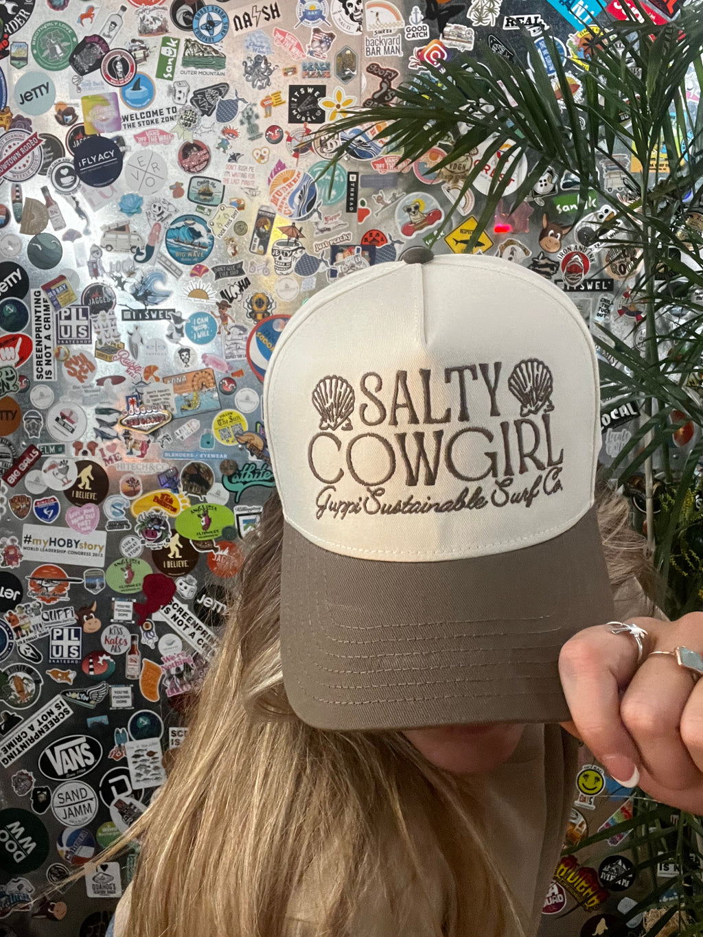 Salty Cowgirl Two Tone Hat
