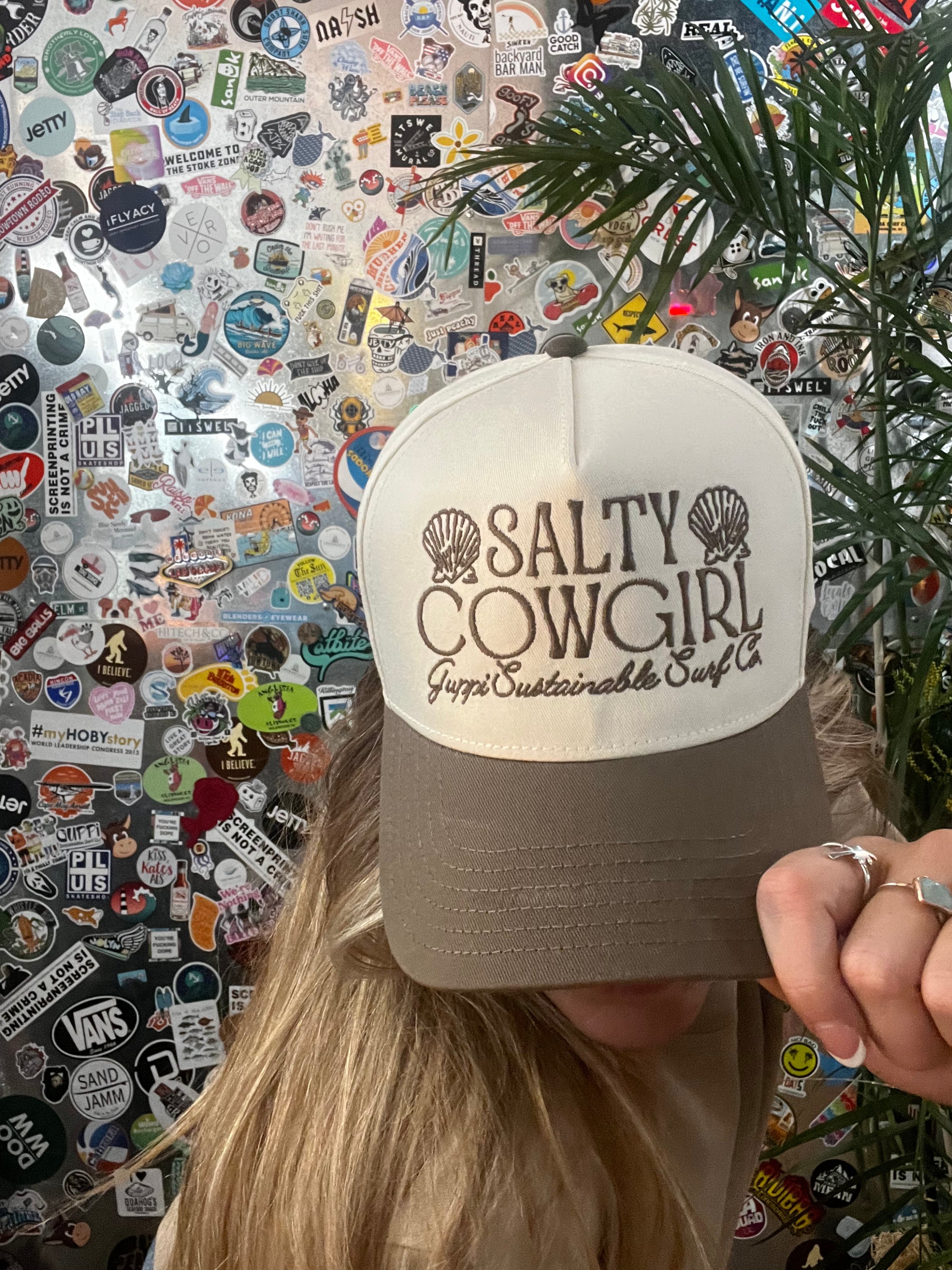 Salty Cowgirl Two Tone Hat