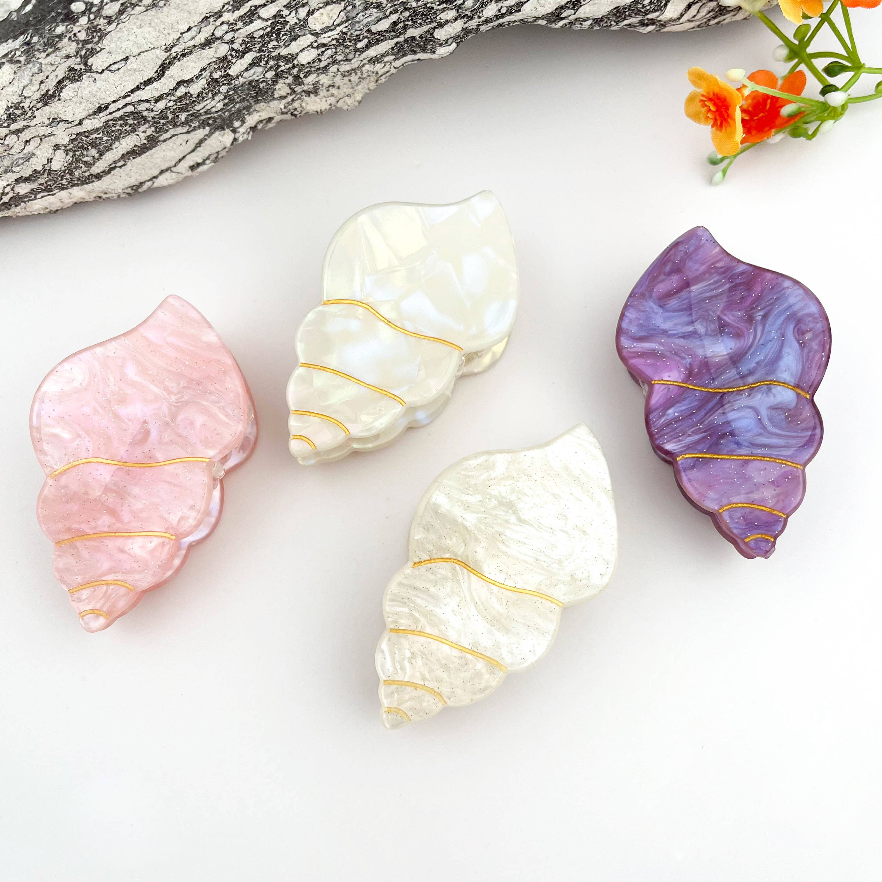 Fantasy Seashell Hair Claw Clip