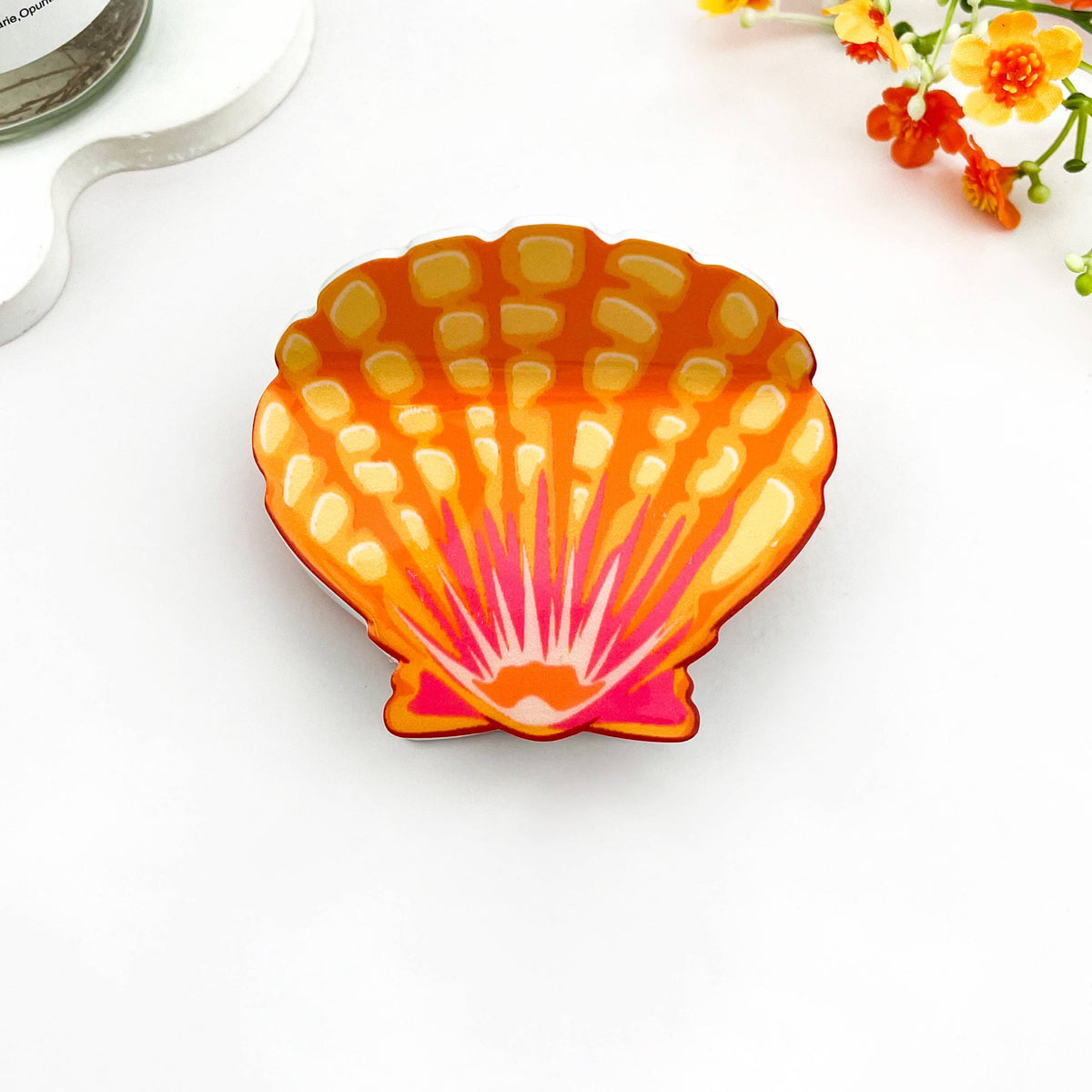 Seashell Hair Claw Clip