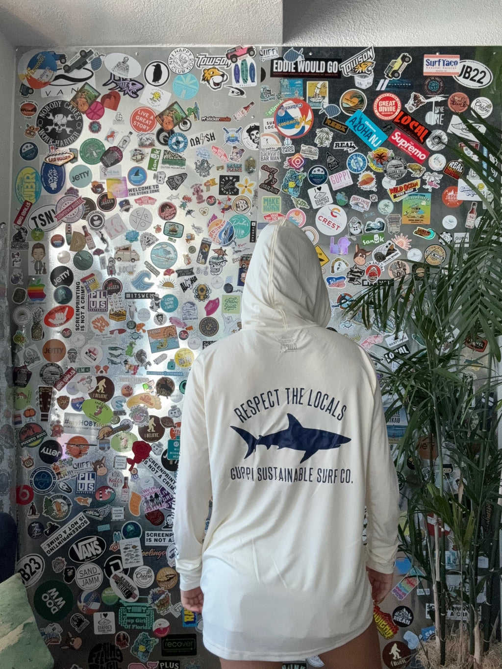 SPF 50+ Recycled Respect the Locals Hoodie image 1