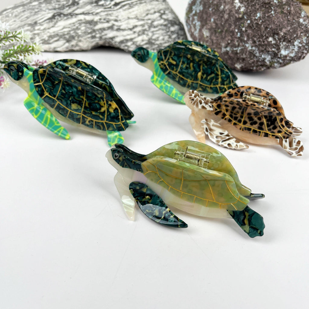 Ocean Turtle Hair Claw Clip