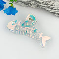 Pearl Fishbone Hair Claw Clip