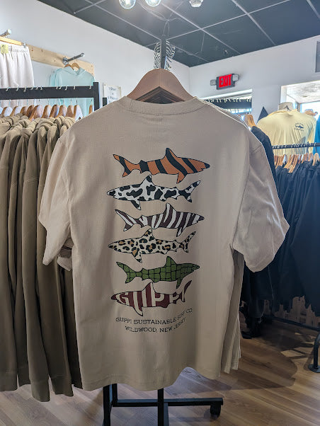 Sharks of the Wild Over Sized Tee